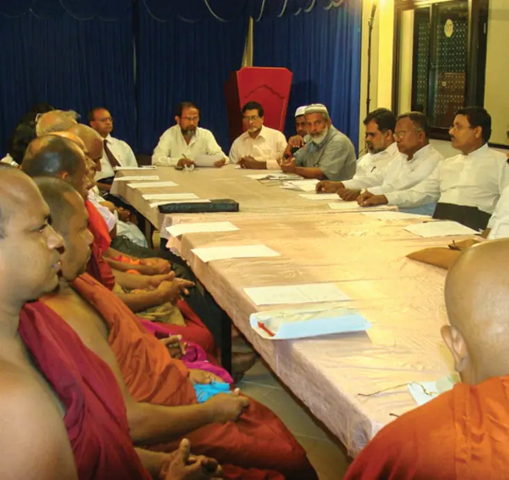 Interfaith dialogue with religious leaders