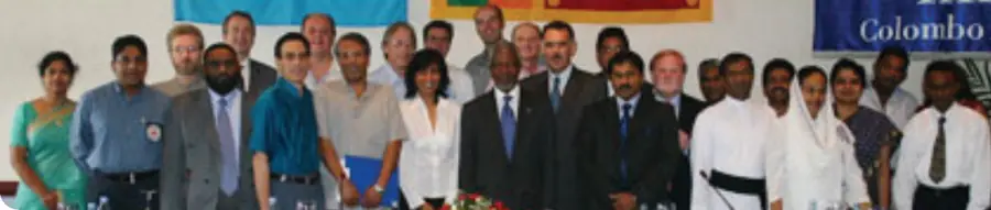SLJI representatives with UN Secretary-General Kofi Annan